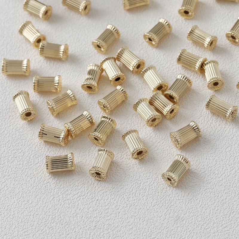 10 Buah 14K Lapis Emas Lipat B - Jewelry Making Findings ulasan dan harga