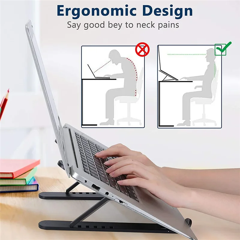 Portable Laptop Stand Notebook Support Computer Bracket Macbook Air Pro Holder Accessories Foldable Laptop Base For Pc