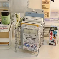 Panier de rangement pour bureau, 1 pièce, panier de rangement multifonctionnel, panier à étagère 2