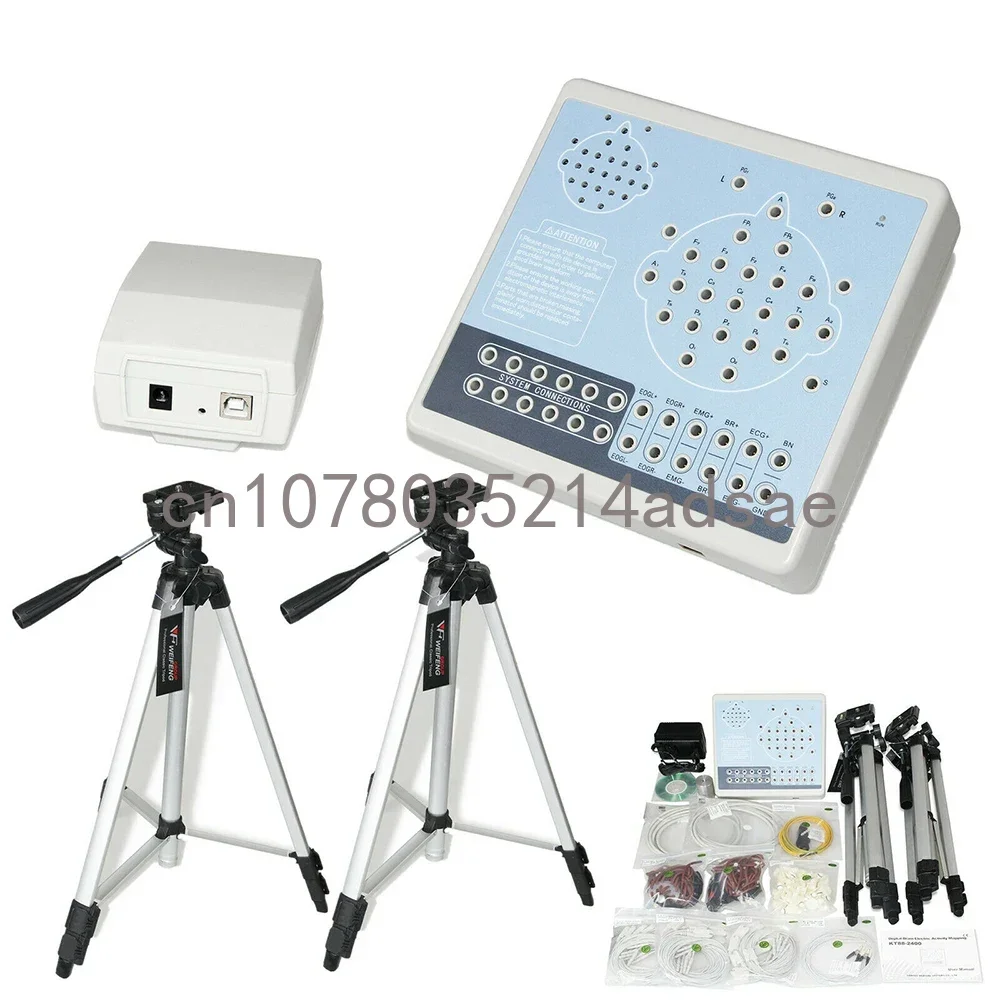 KT88-2400 Digital 24 Channel EEG Machine Brain Electric Activity Mapping Systems electroencephalograph