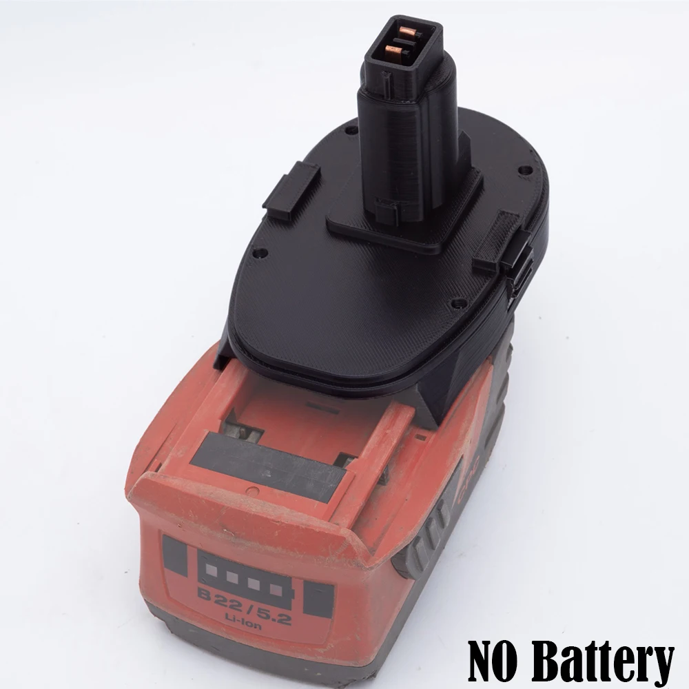 Battery Adapter For HILTI B22 old model B22-2.6 to for Dewalt 18V XRP Ni-Cd Ni-Mh Power Tool Accessories (No Battery)