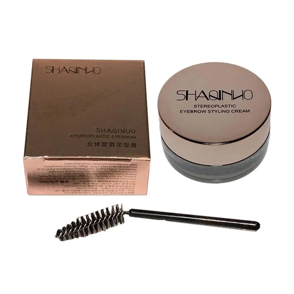 Brows Gel Wax Fixer com escova para mulheres, duradoura, pomada transparente, sobrancelha Styling sabão, sobrancelha cosméticos, Make Up Gel