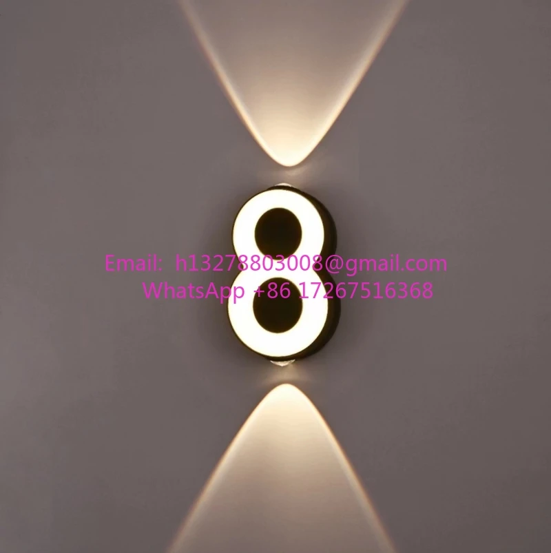 LED في الهواء الطلق مقاوم للماء الجدار الخفيفة توقيع فندق مخزن شرفة فندق المنزل شعار الخط غسل الجدار المشهد الضوء الرقمي