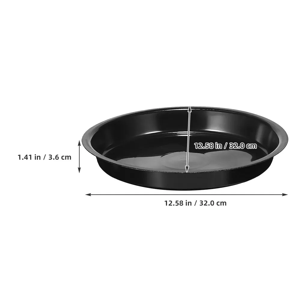 2Pcs Reusable Plant Pot Tray Round Saucer for Indoor Plants Garden Decor Water Catcher Tray Drainage Plate for Bonsai Flower