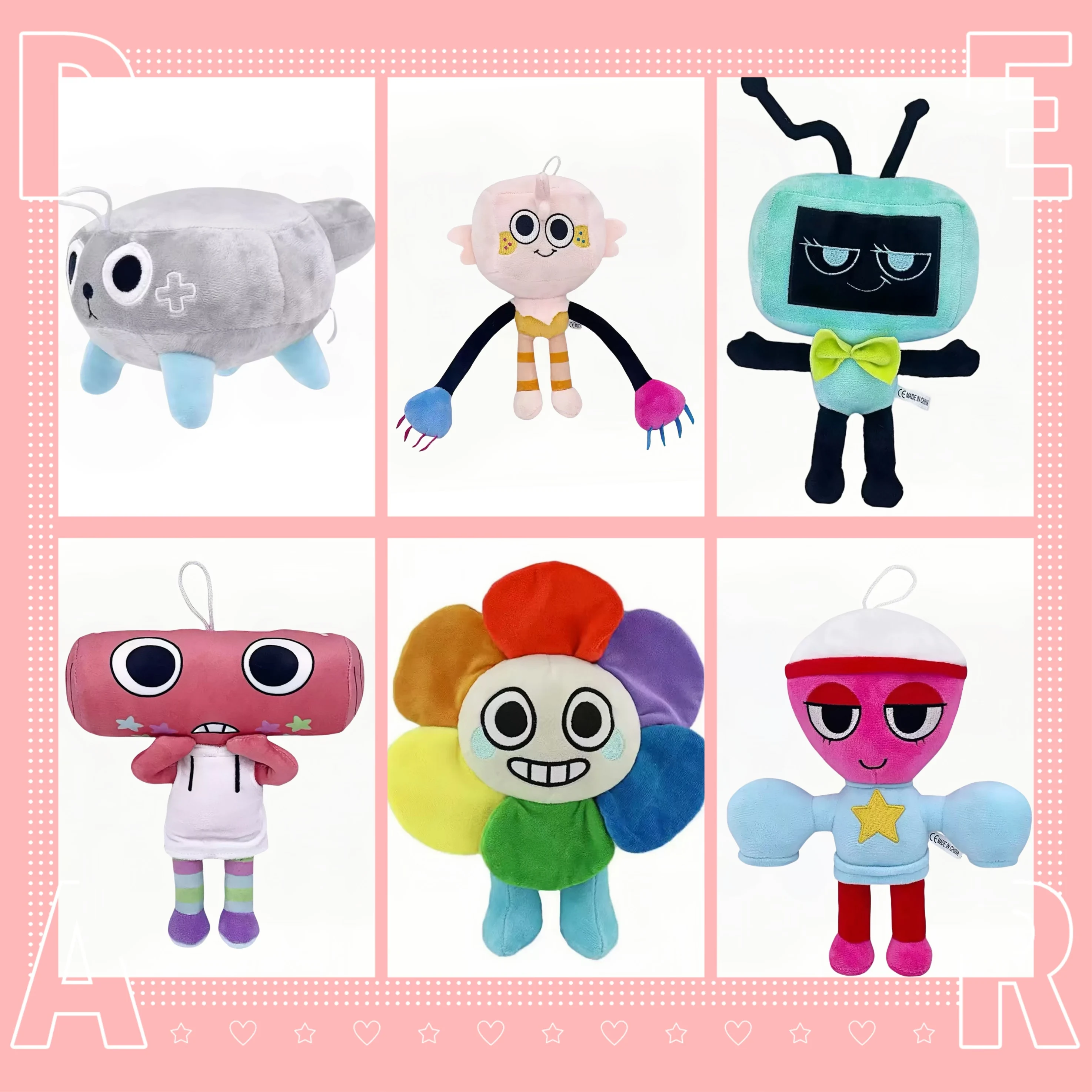 Neue Dandy's World Plüsch Niedliche Dandy World Scrap Gefüllte Horrorspiel Goob Pebble Plüschtier Weiches Kissen Puppe Kawaii Room Decor Spielzeug