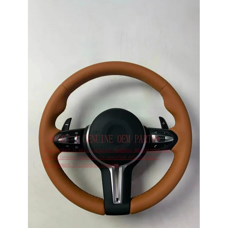 For Bmw M Performance Black Leather Steering Wheel 320 525 F10 F20 F30 F15 F25 F07 F01 Auto Parts Horn Cover Horn Shell