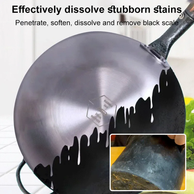 

【1/2/3PCS】Stainless Steel Pan Bottom Cleaner Blackening, Removing Grease, and Cleaning Scale