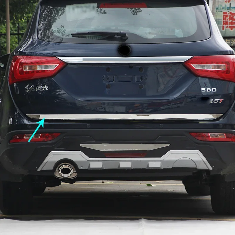 

1pc for Dongfeng DFSK 580 2016-2019 Trunk Tailgate Decorative Strip Stainless Steel