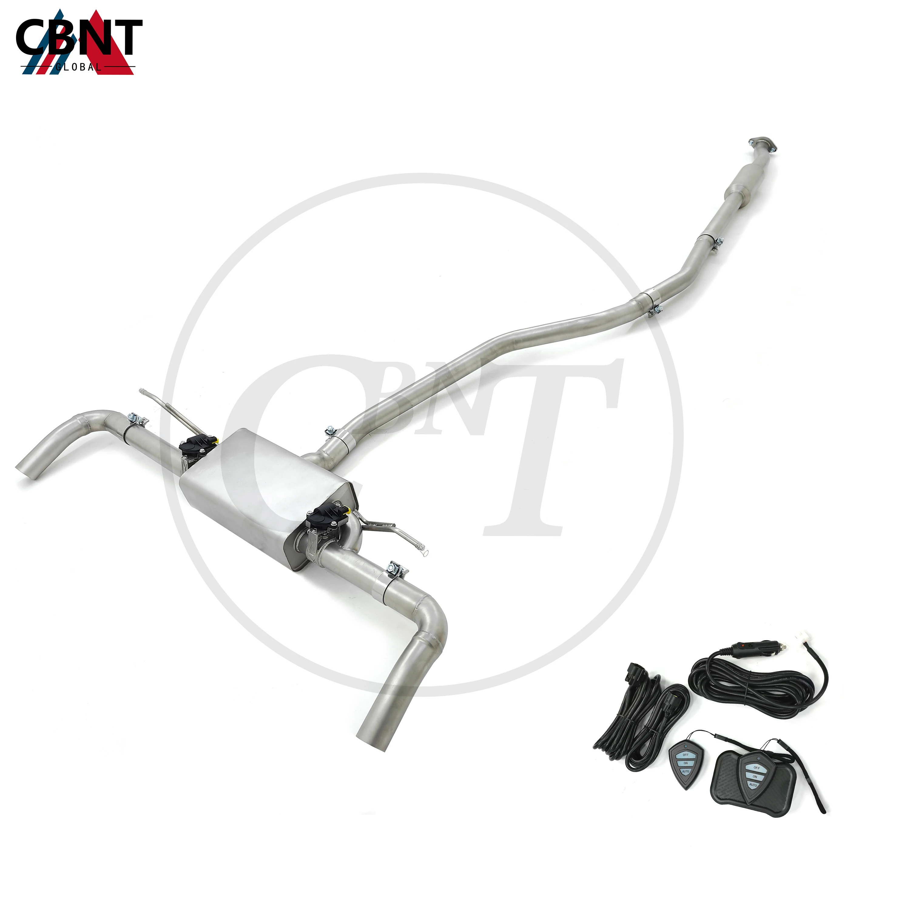 

CBNT Valved Exhaust Catback pipe for Ford Mondeo 2.0T High Performance SS304 Stainless Steel Exhaust systems with Valve Muffler