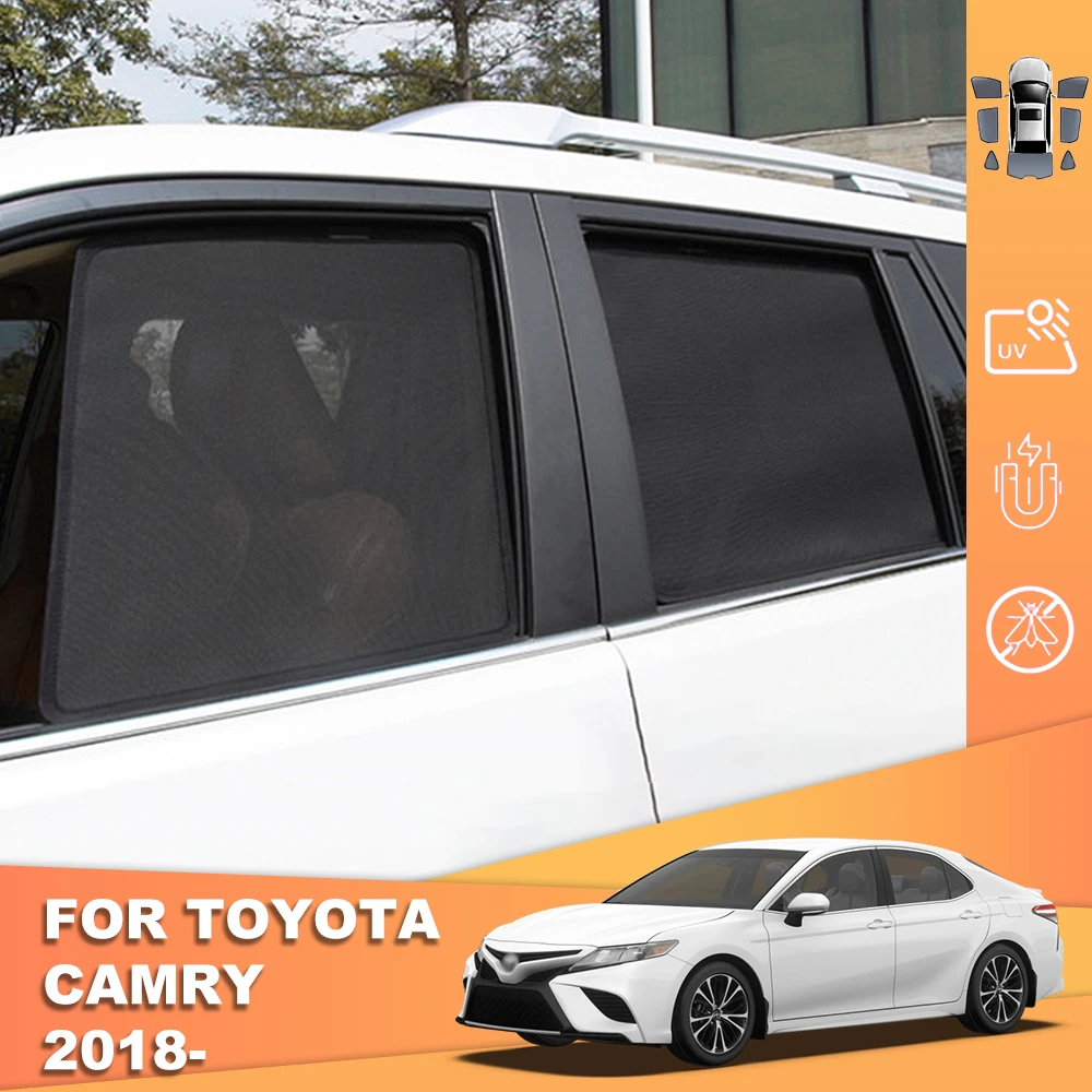 

For Toyota Camry XV70 2018-2024 Magnetic Car Sunshade Visor Front Windshield Curtain Rear Side Baby Window Sun Shade Shield