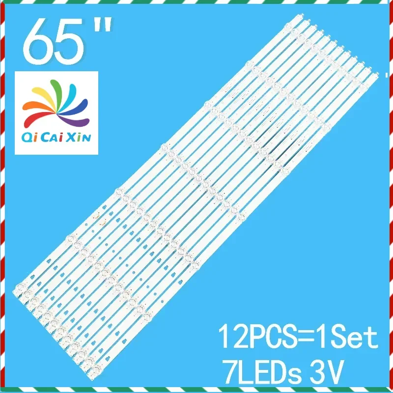 LED backlight strip 7LED For Haier LE65U6500U LED65D07A-ZC29AG-01 LED65D07B-ZC29AG-01