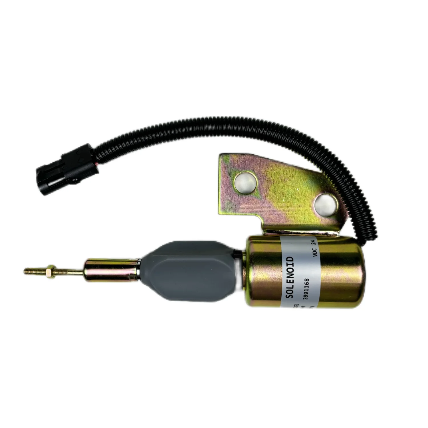 24V Fuel Shut Off Solenoid 3991168 SA-4941-24 For Cummins 4BT 5.9L For Hyundai R130 R130-5 For Case IH 1150H MX100 High Quality