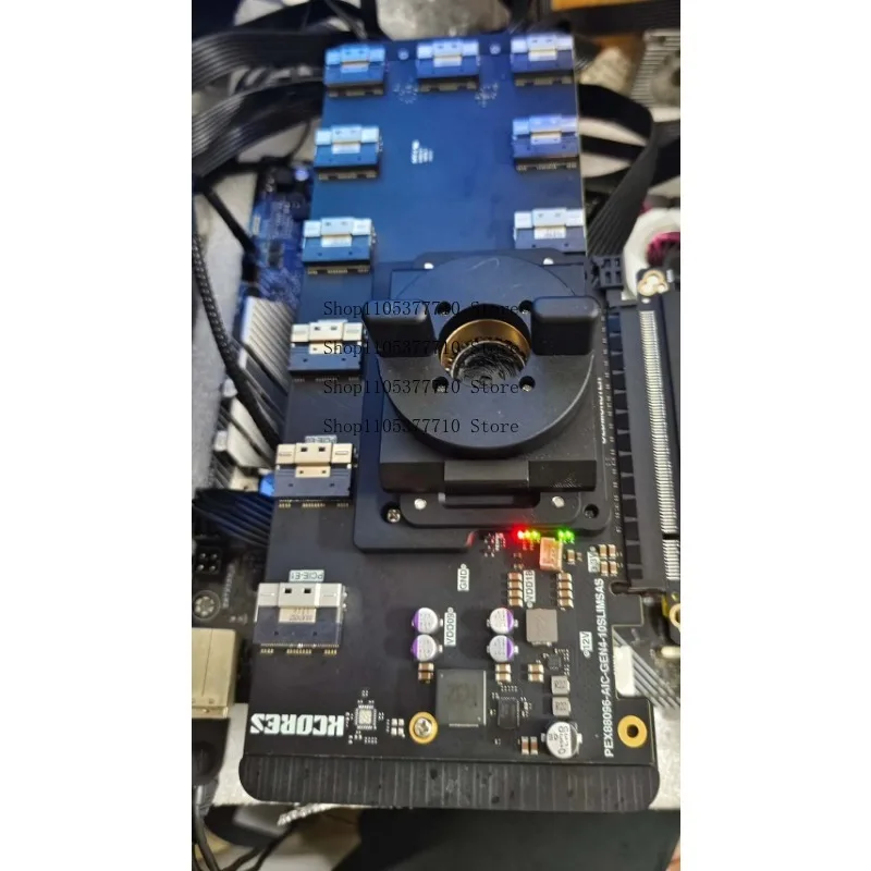 PEX88064 PEX88080 PEX88096 Core Test Fixture. Without Hard Disk, with Hard Disk Power Supply, with Pcie Extension 1.2w