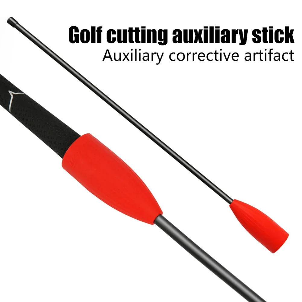 Golf Swing Trainer Portable Golf Swing Training Aid Beginner Gesture Corrector for Indoor Practice Hitting Golf Accessories