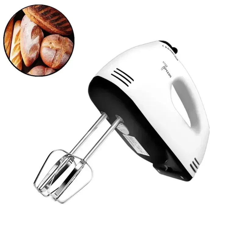 100W 7-Speed Multifunctional Handheld Electric Mixer for Baking and Cooking Egg Beater, Dough Mixer, Cream Whisker Food Blender