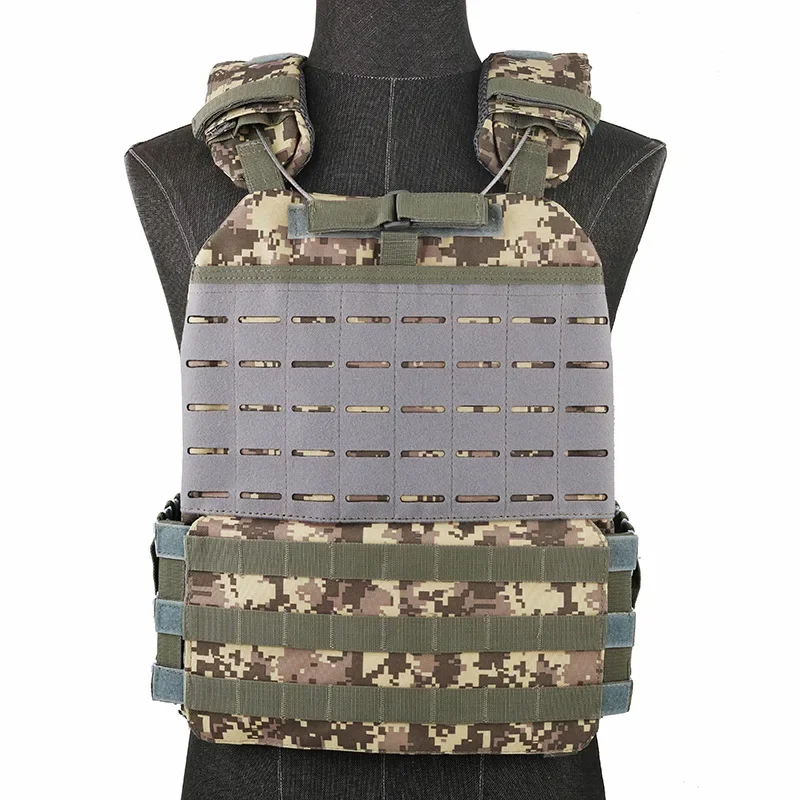 Chaleco militar para entrenamiento al aire libre para hombres y mujeres, portador de placa, armadura corporal de combate, aparejo de pecho del