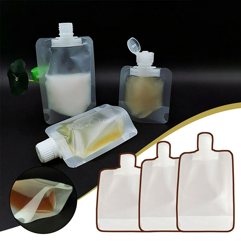 30/50/100ml Clamshell Packaging Bag Lotion Shampoo Makeup Fluid Travel Bag