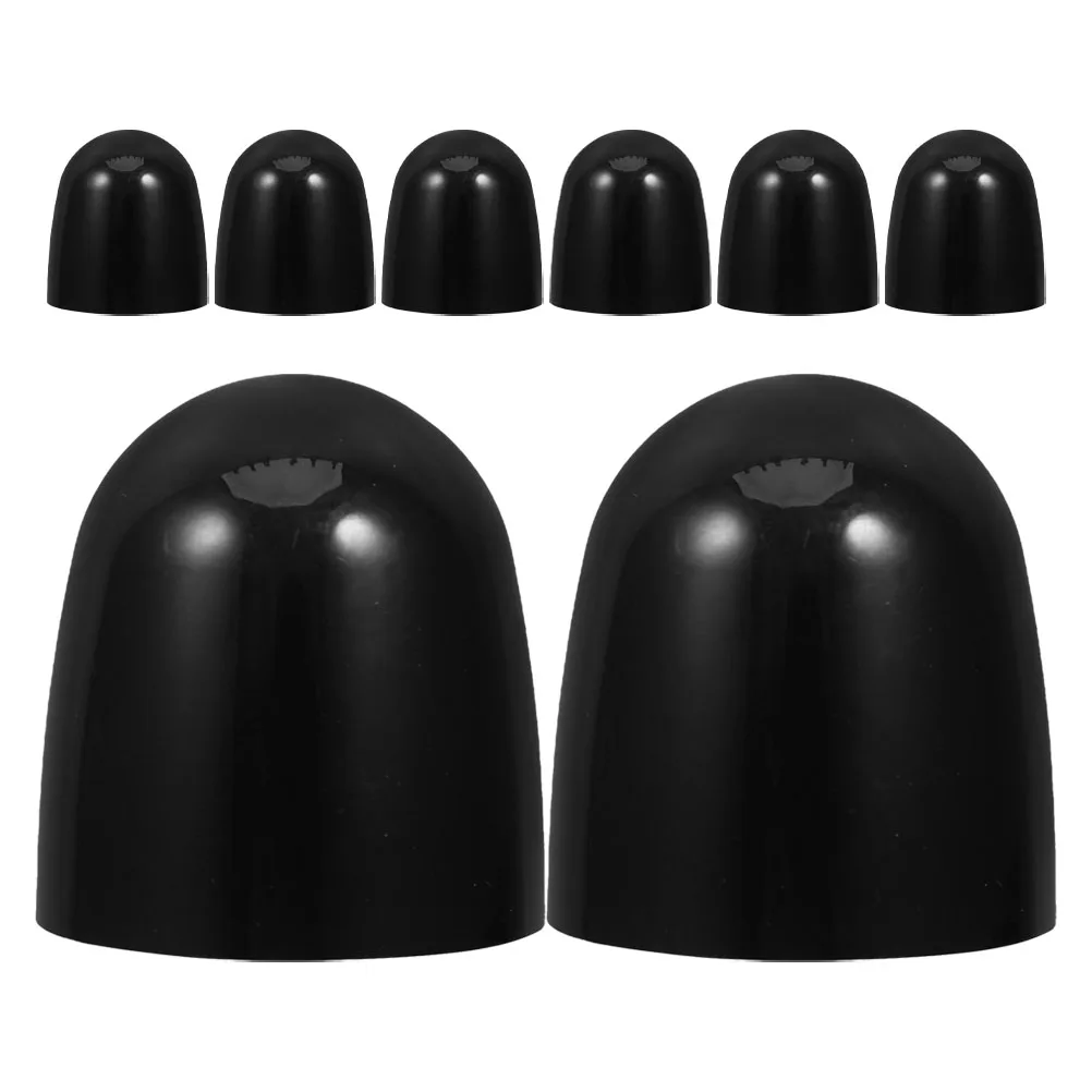 

8 Pcs Decorative Cover Toilet Screw Bowl Caps Bolt Accessories Decoration Replacements Abs Covers