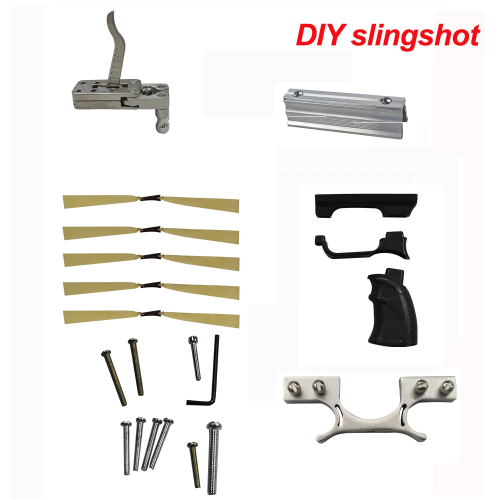 

Professional Homemade Long Slingshot Essential Accessories Set Full Set Of DIY Long Slingshot Special Parts Slingshot Parts