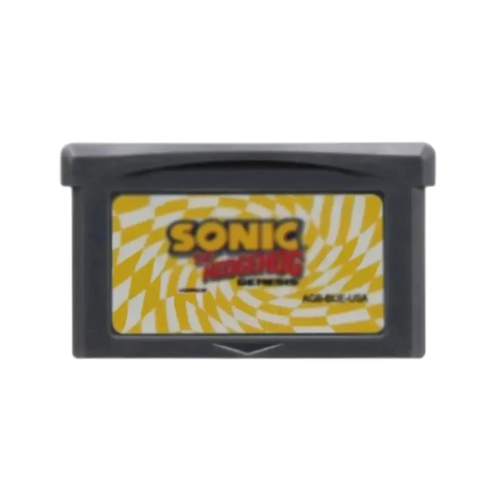 GBA لعبة خرطوشة 32 بت لعبة فيديو وحدة التحكم بطاقة سونيك سلسلة سونيك أدفانس 1-3 القنفذ نشأة الولايات المتحدة الأمريكية إصدار EUR