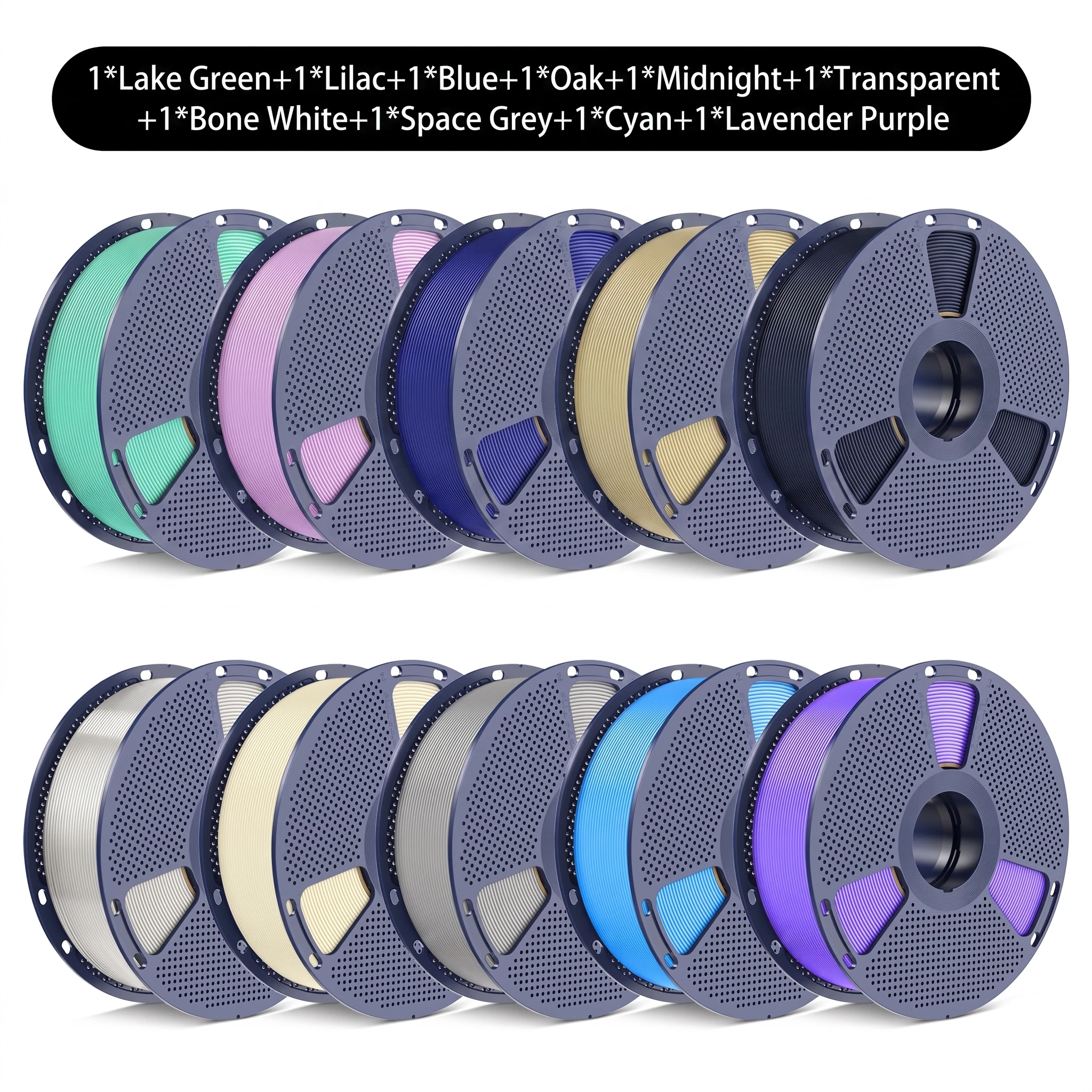 SUNLU PETG Filament 10kg 1,75mm 1 Rolle/kg (2,2lbs) Für 3D-Drucker Wiederverwendbare Spule Sorgfältig Gewickelt Glatter Druck