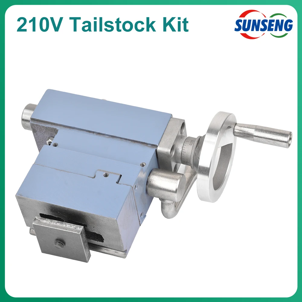 

MT2 Tailstock Quill Kit for Mini Metal Lathe WM210V BHC210 HS210 JY210V CTC210, 210mm Swing Over Bed Lathe Parts