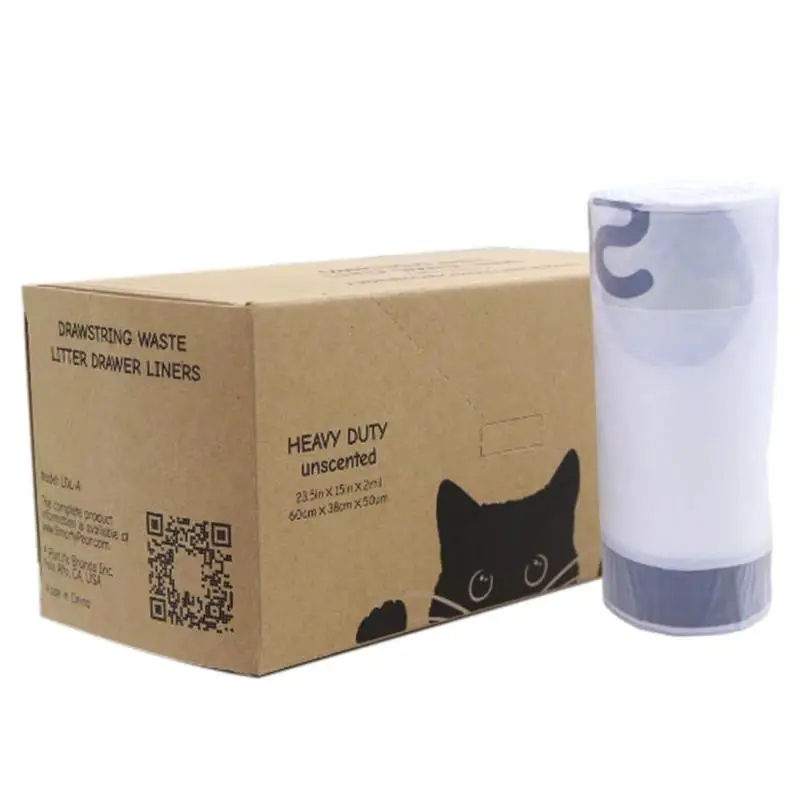 

Cat Litter Box Cleaning Bag 25pcs Load-Bearing Thick Waste Bags For Cat Feces With Drawstring Cat Products For Ordinary Litter