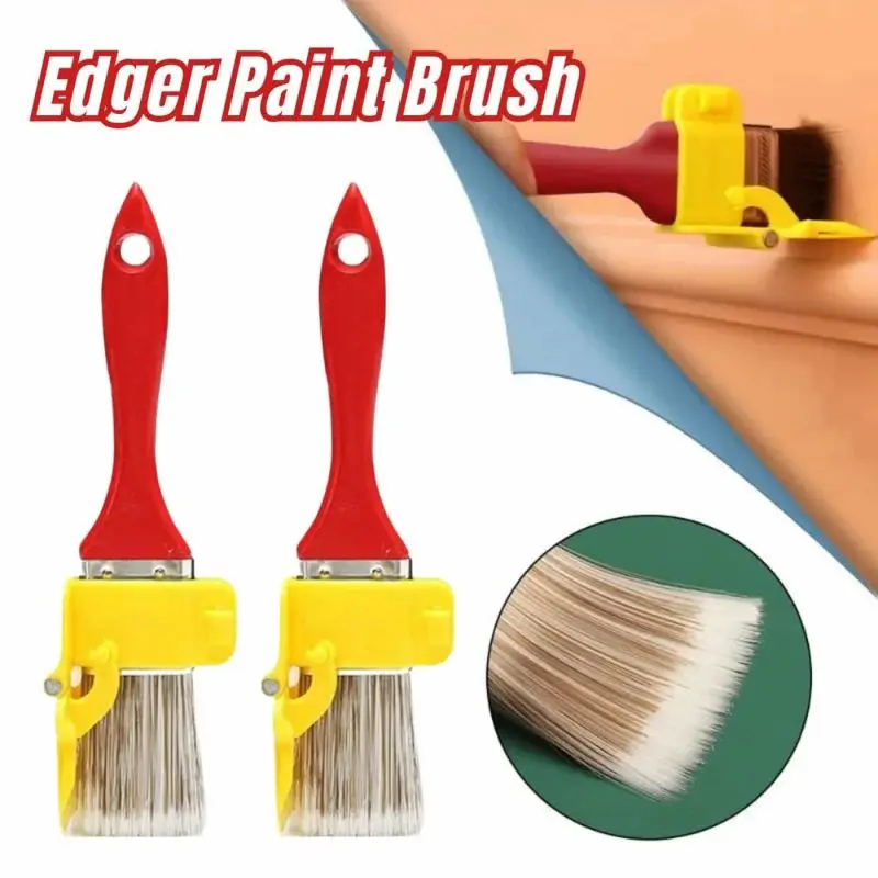 Profesional Edger Paint Brush Edging Color Separation Paint Brush Lightweight Cleaning Brush Painting Brush With Wooden