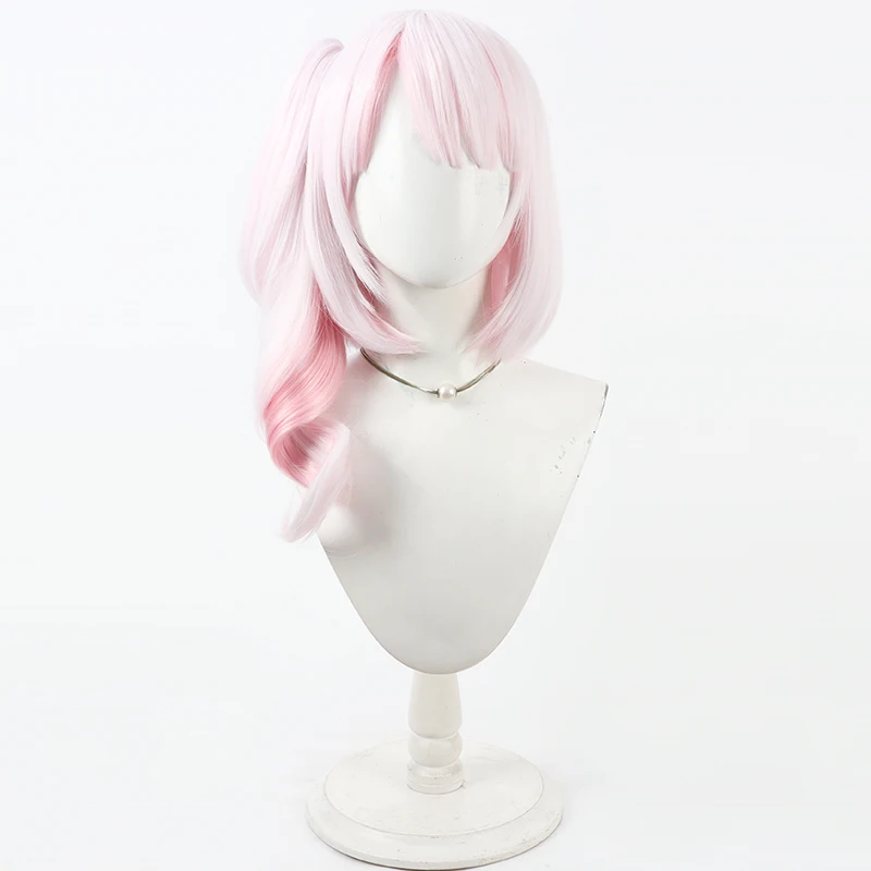 Peluca de Cosplay Virtual YouTube Vtuber Shiina Yuihua, accesorios para fiesta de Carnaval y Halloween, pelo sintético de fibra resistente al calor + gorro de peluca
