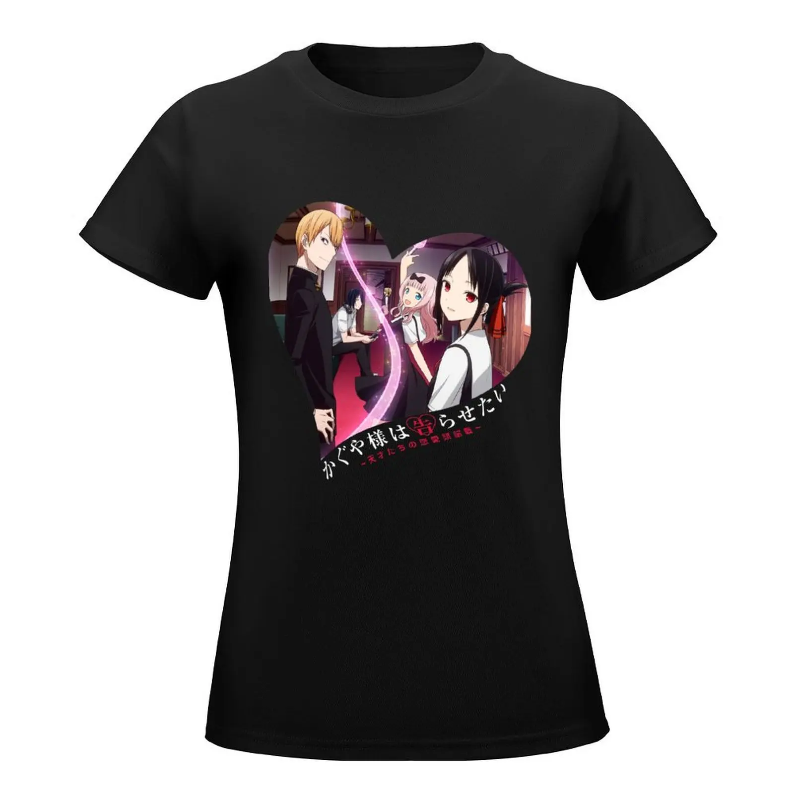 Kaguya sama T-Shirt plus size tops shirts graphic tees cute tops summer tops tight shirts for Women