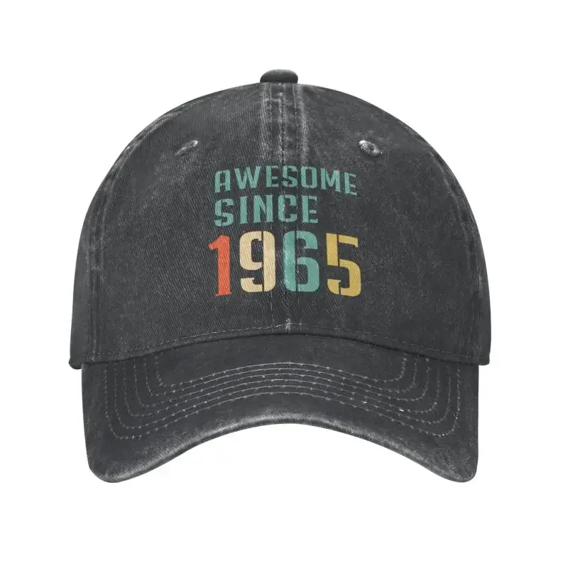 

Fashion Cotton Awesome Since 1965 57th Birthday Baseball Cap Women Men Breathable Dad Hat Sports