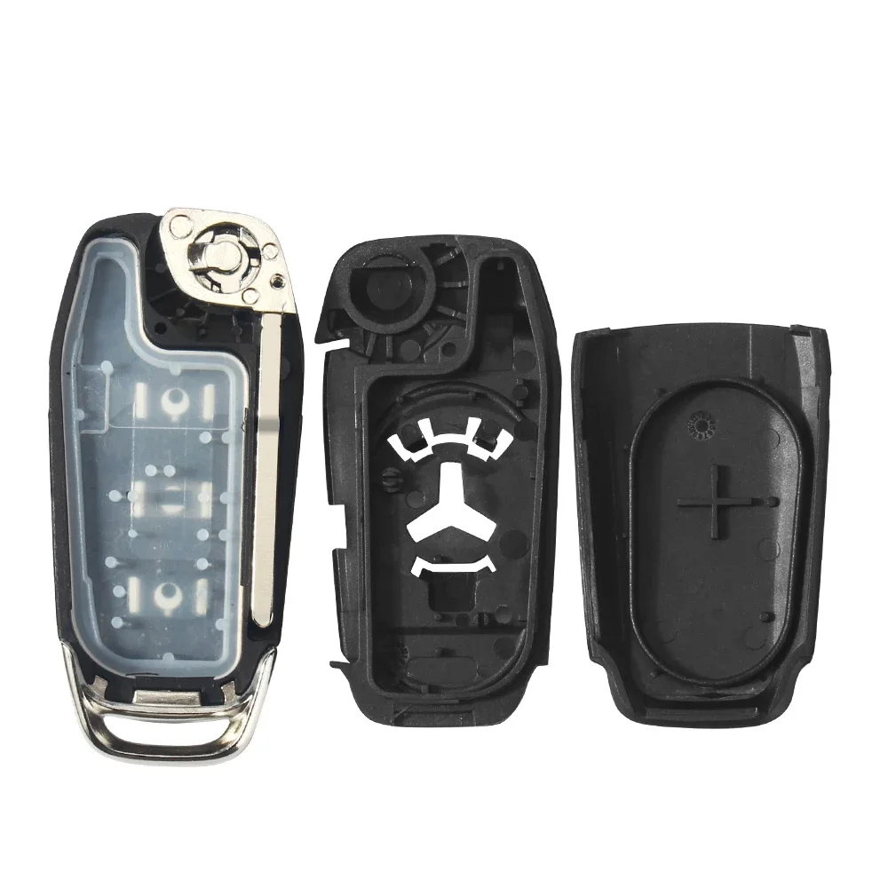 KEYYOU 5pcs Car Remote Control Key Shell For Ford Escort Fusion Transit F150 F250 2013 2014 2015 2016 Auto Flip Key Fob