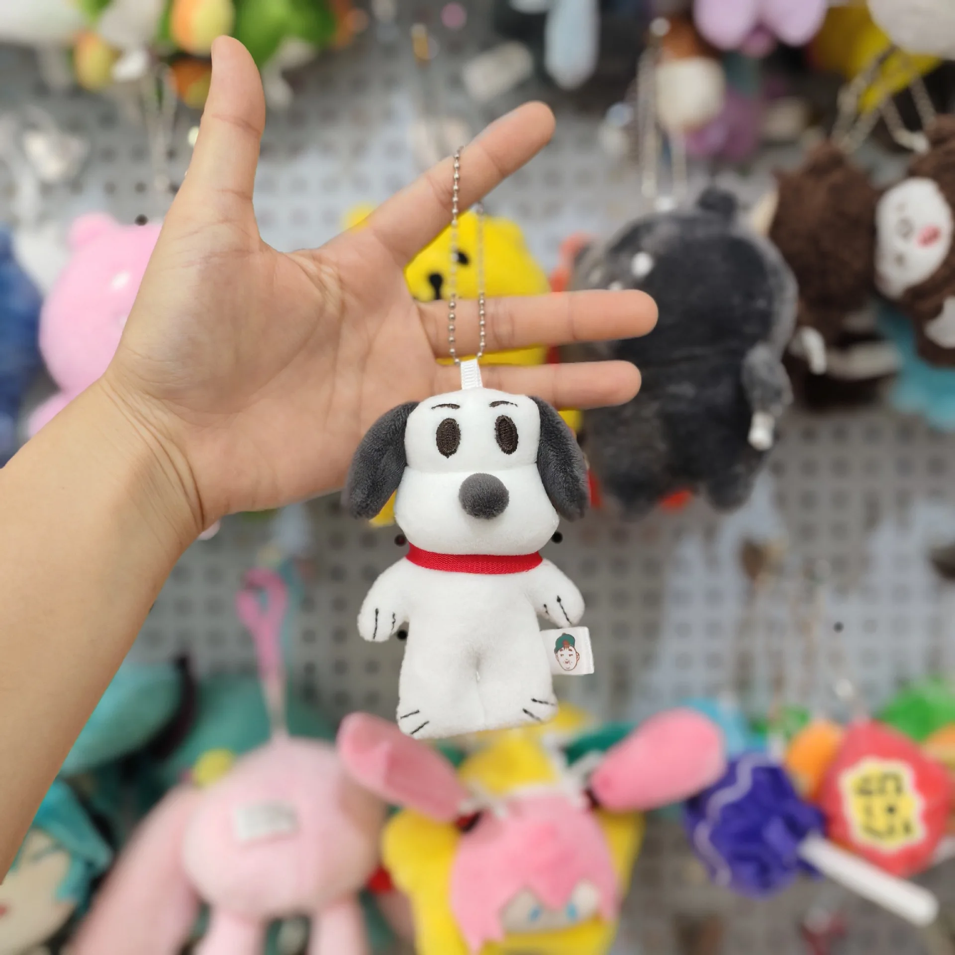 

Plush Dog Pendant Cute Plush Doll Bag Pendant Doll Keychain Doll Couple Pendant Gift for Friends