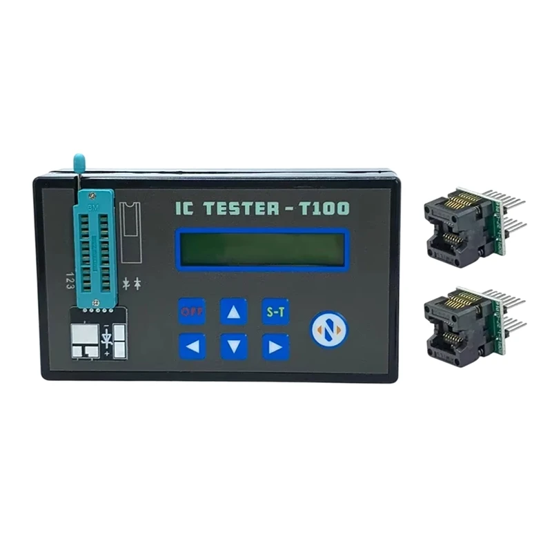 LED Integrated Circuit Tester Transistor Tester Circuit IC Chip General For Test Logic Chips 74HC 74LS CD40 45/145