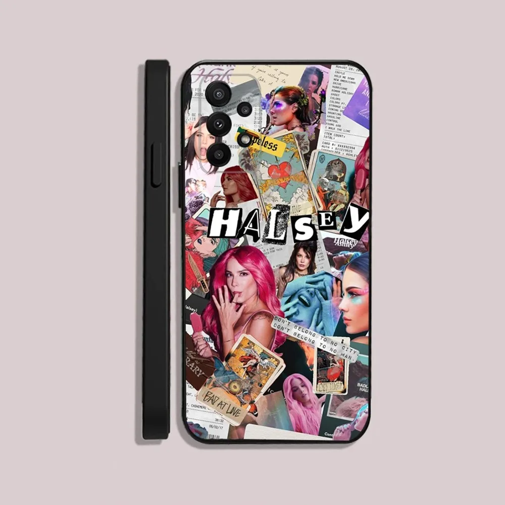 H-Halsey The End  Phone Case For Samsung S24,23,22,30,21,10,9,Ultra,Plus,Lite,FE,5G Black Soft Case