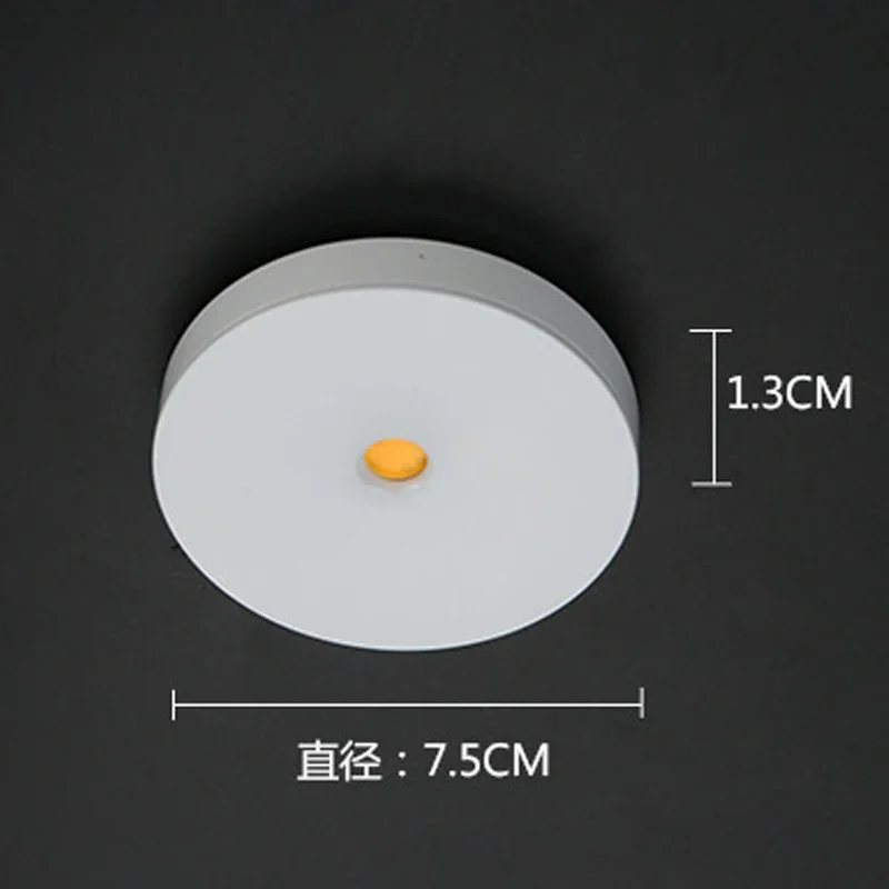 Ultra Thin Surface Mount Cob Led Spot Down Light  3W Driverless Downlights Warm White / White No Drill Holes Need