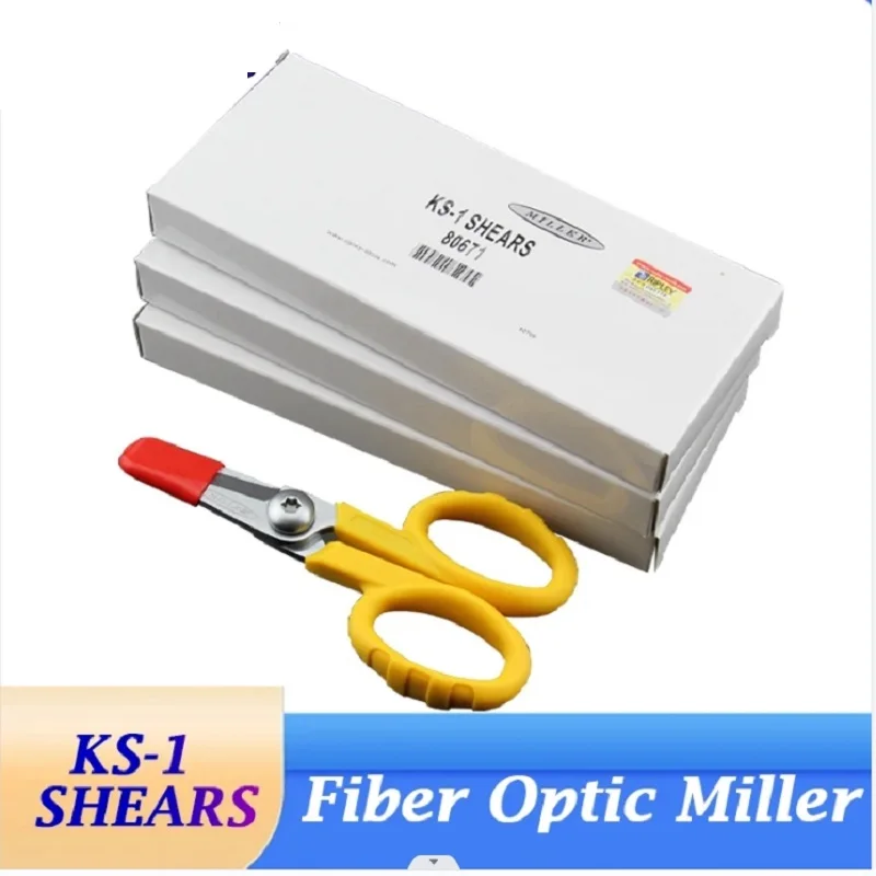 Ripley Miller Fiber Optic Kevlar Scissors KS-1 For Indoor And Outdoor Fiber Cutting Optical Fiber Cutter Made in China