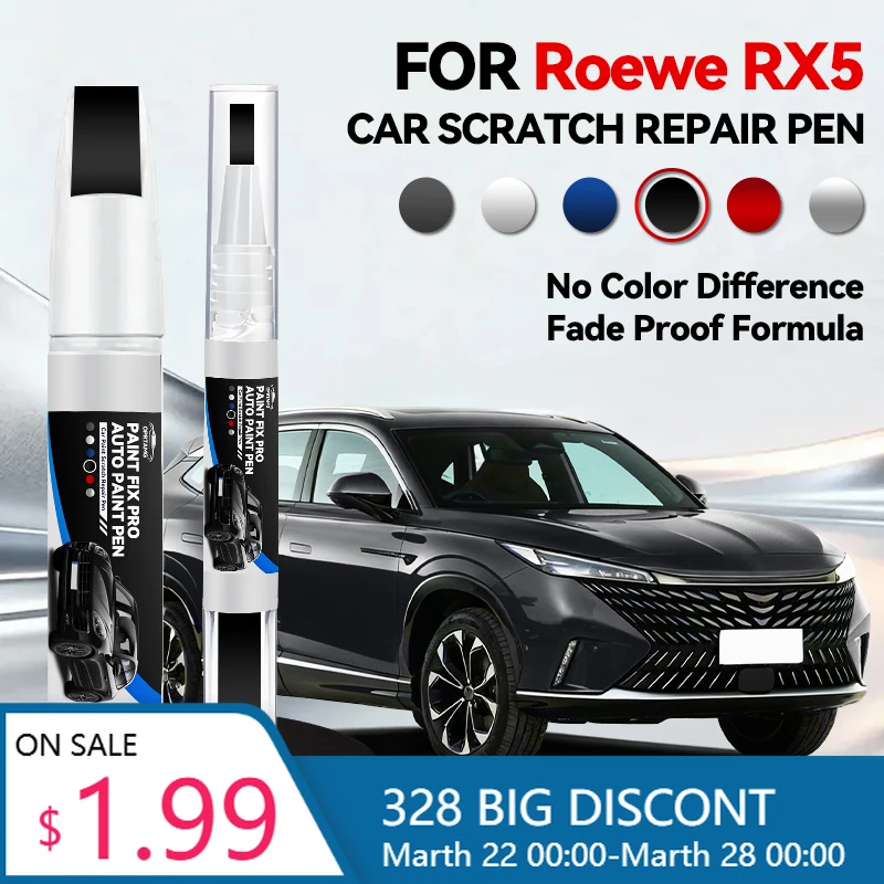 

Ручка-корректор для ремонта лакокрасочного покрытия Roewe RX5 1990-2026, средство для удаления царапин, аксессуары для авто DIY, черный, белый, серебристый, серый, синий, красный