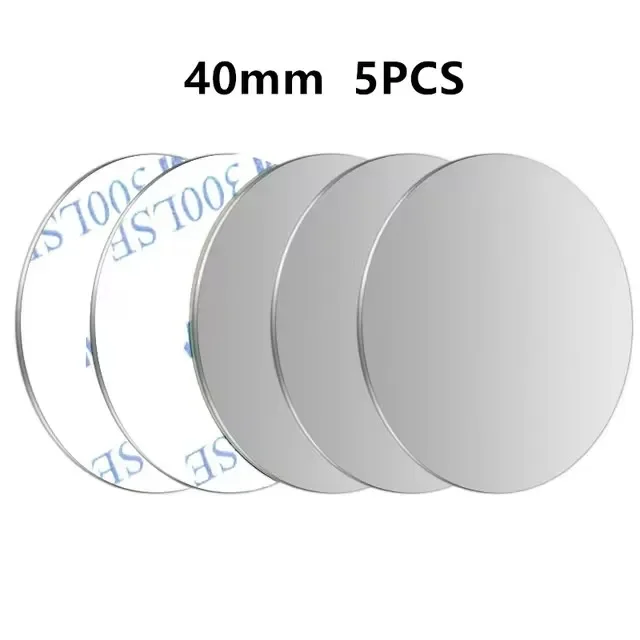 5/10 Stück dünne Metallplatten für magnetische Auto-Handyhalterungen, Eisenplatten-Aufkleber für Magnet-Tablet-, Schreibtisch-, Handy- und Autohalterungen