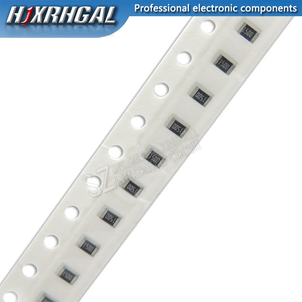 100PCS 0805 ohm ~ 10M ohm Resistor SMD Precisão 1% 0 10 1K 2.2K K 100K 0 1 10 100 150 220 330 ohm 1R 10R 100R 150R 220R 330R