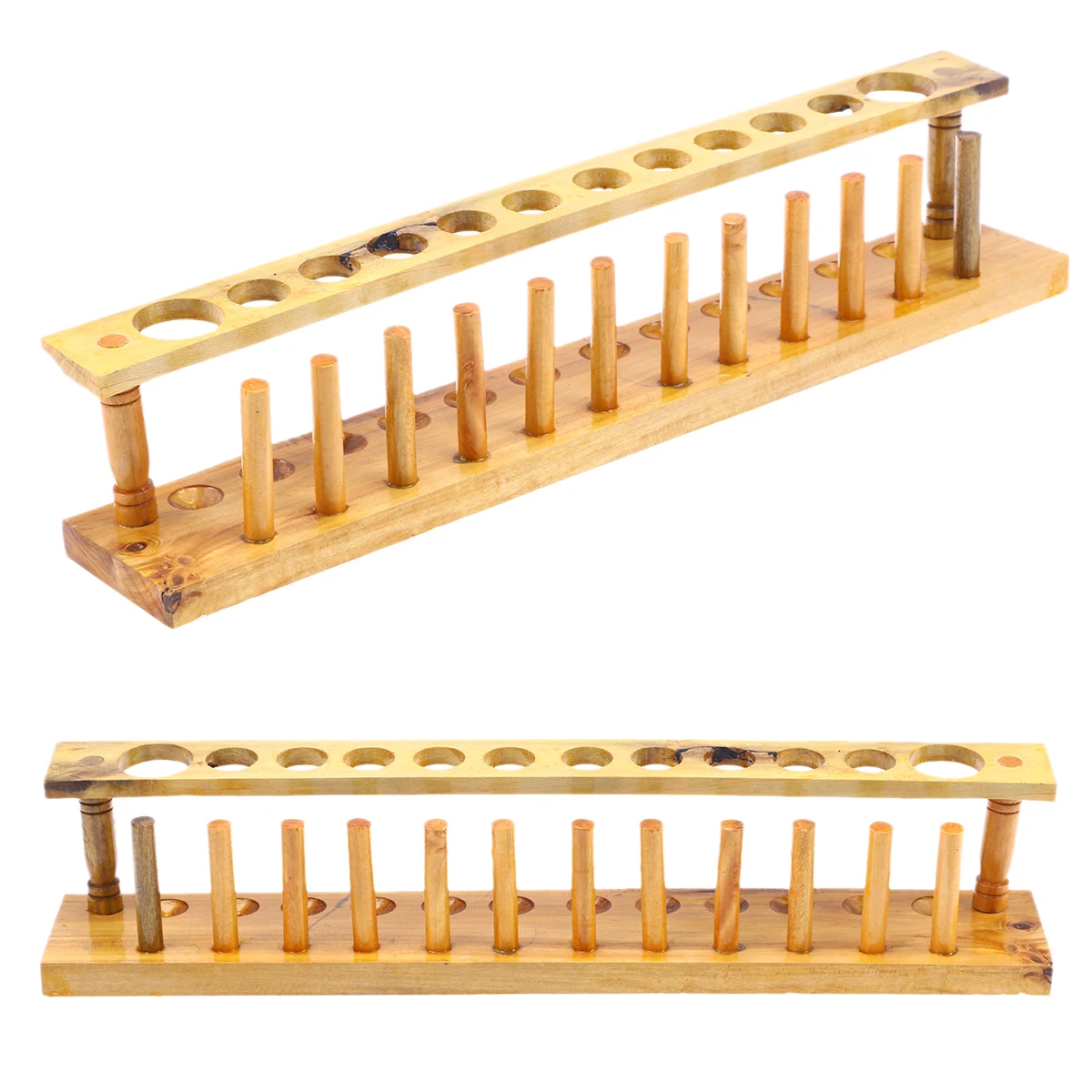 

Wooden Rack Holes Reusable Tube Holder Laboratory Test Tube Rack Supplies School Teaching Equipment Test Pipe Stand