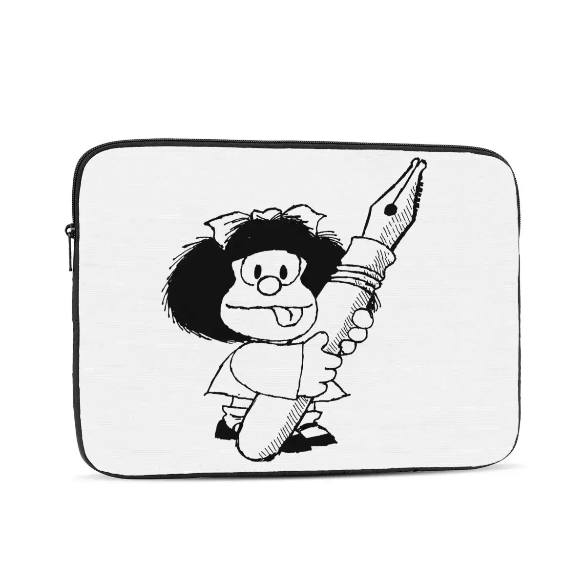 Mafalda Computer ipad Laptop Cover Case17 15 13 12 10 Inch Laptop Sleeve Bag Portable Cover Fundas Pouch