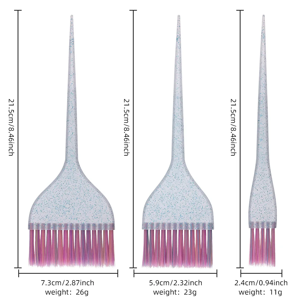 

Набор кистей для окрашивания волос в форме дуги для парикмахерской, пластиковые принадлежности для окрашивания волос для салона дома, сделай сам, инструменты для укладки волос, аксессуары