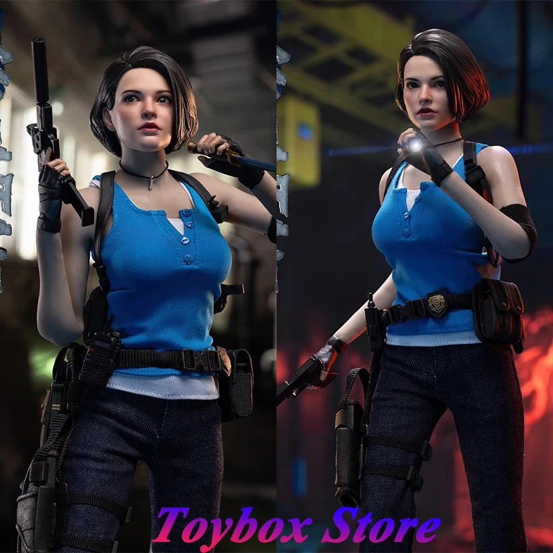 

SWTOYS FS072 Clean Ver. 1/6 Collectible Short Hair Valentine Jill Female Action Figure Changeable Cloth 12" Full Set Model Gifts
