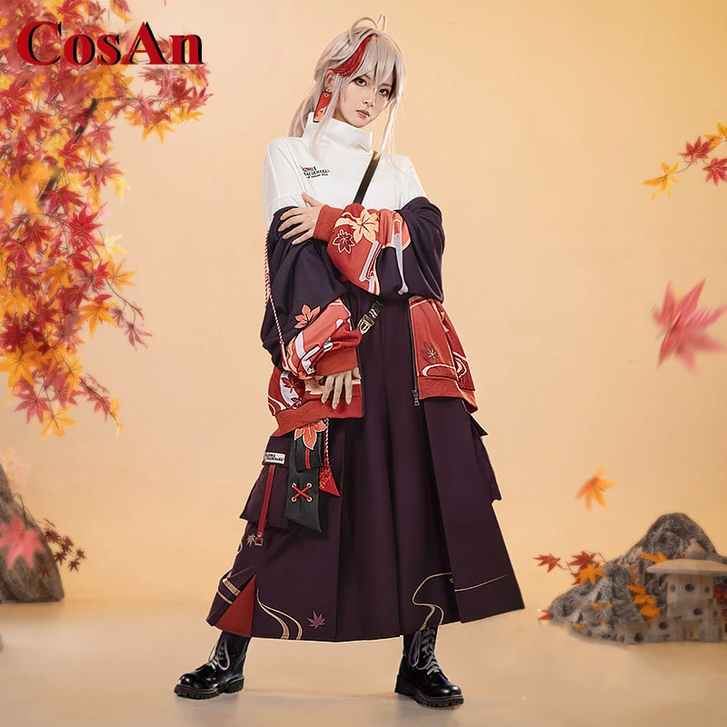 

CosAn Game Genshin Impact Kaedehara Kazuha Cosplay Costume Derivative Daily Fashion Uniform Activity Party Role Play Clothing