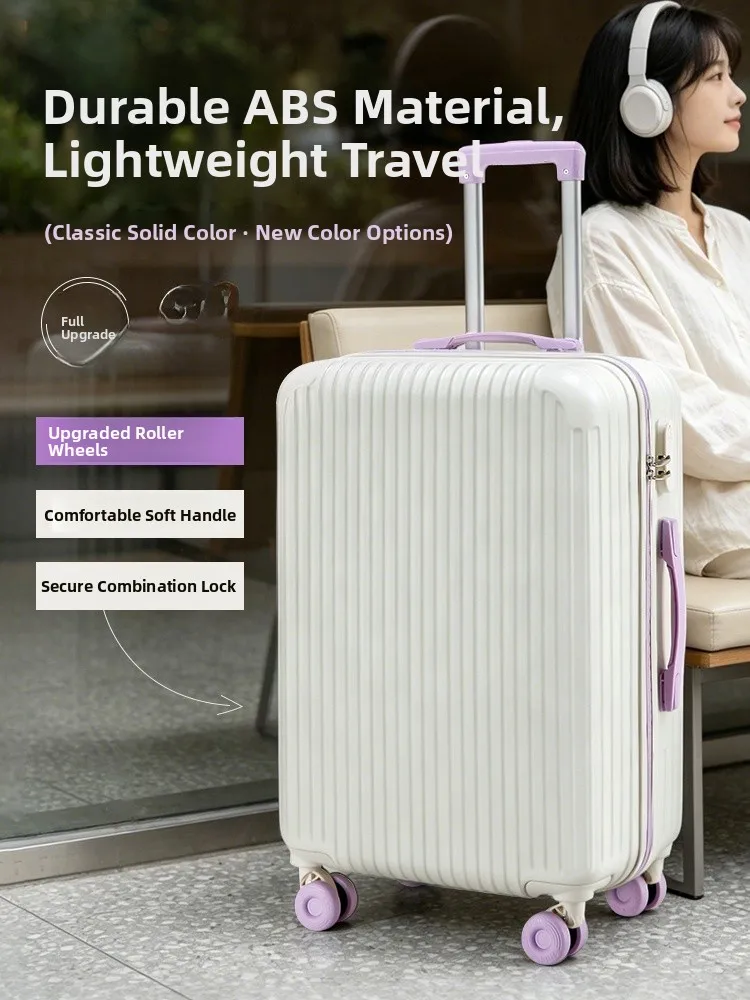 20-inch-travel-suitcase-thickened-password-lock-men's-durable-luggage-hard-aluminum-handle-polyester-interior-casual-style