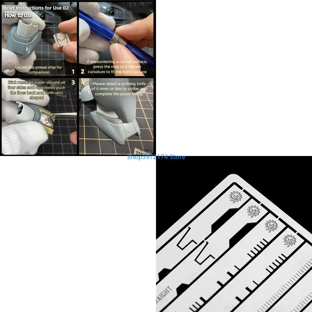 Y3NB Detail Adding Templates for Model Professional Tool Curved Surfaces Craft Tool