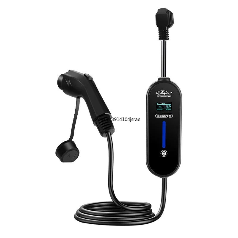 3.5kW 32A Portable EV Charger Type 2 EU Standard Household AC Charging Gun for Russian Electric Vehicles