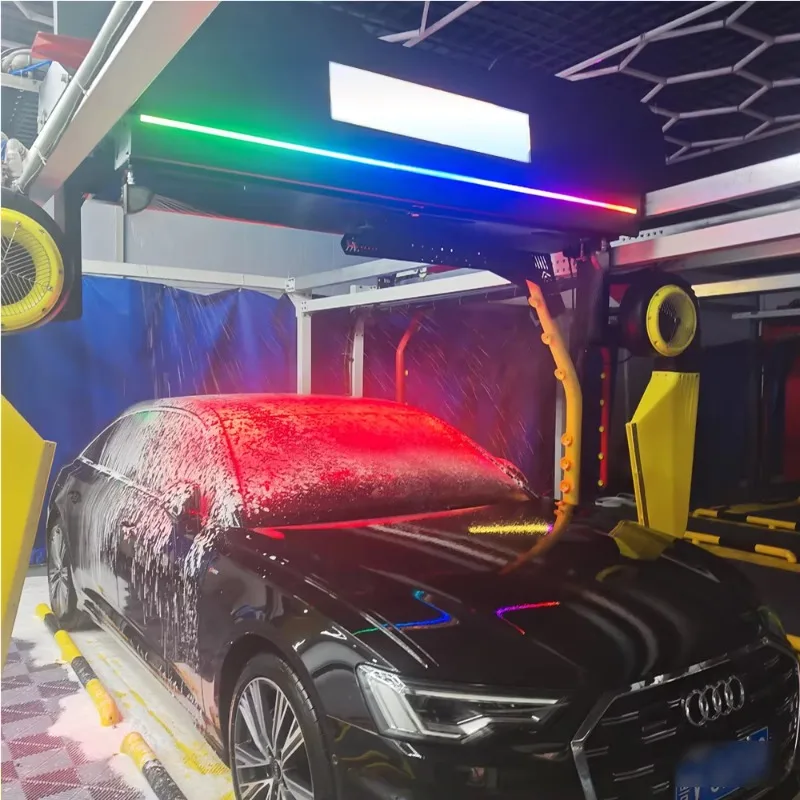 YG Customized Factory Price Fully Automatic Foam Spray Drying Automatic Car Wash Washing Machine For Vehicle Service Shops
