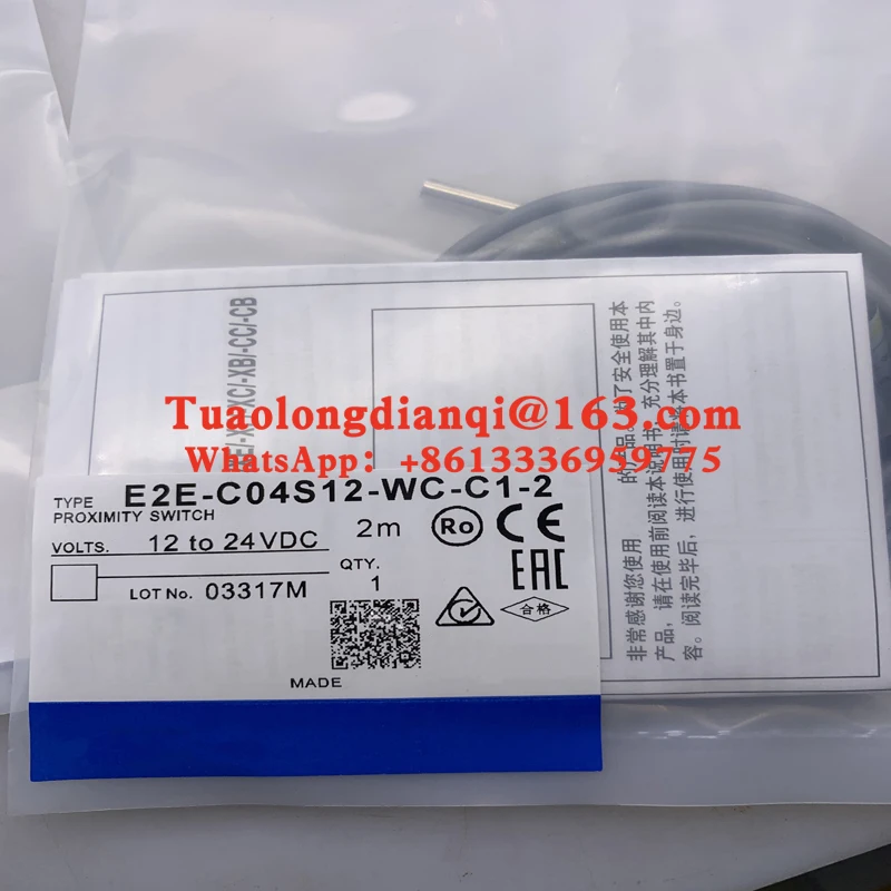 Sensor de interruptor de proximidad original, E2E-C04S12-WC-C1, E2E-C04S12-WC-B2, E2E-C04S12-WC-B1, E2E-C04S12-WC-C1-2